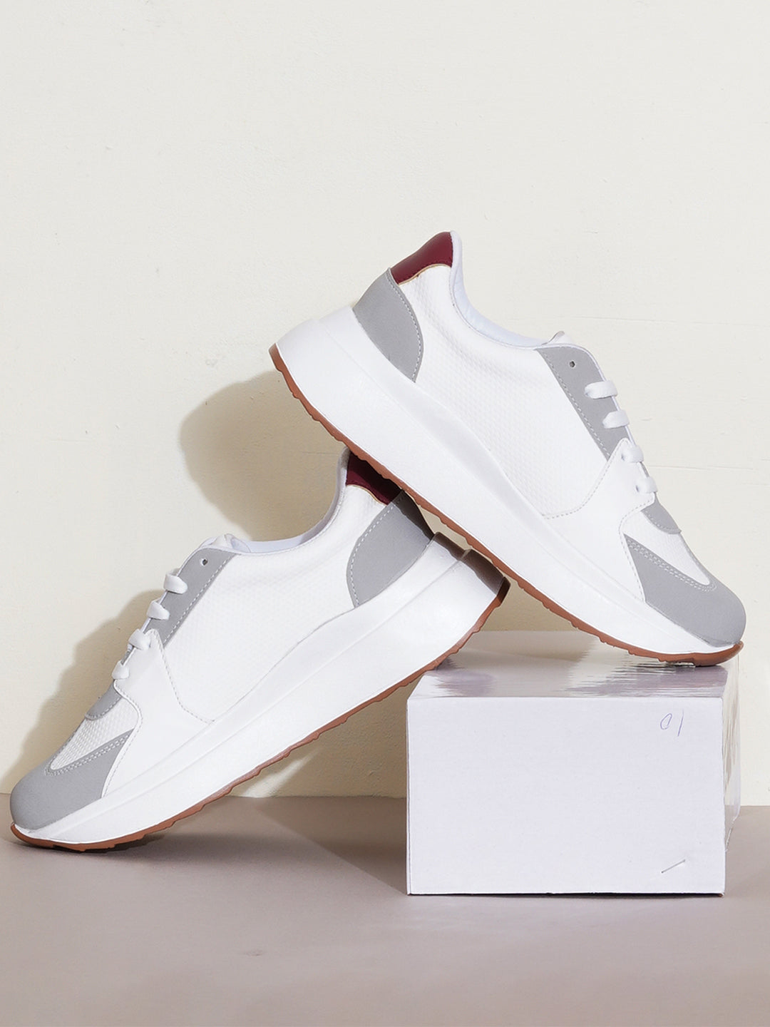 Nuvexa Neutral Chunky Casual Sneakers