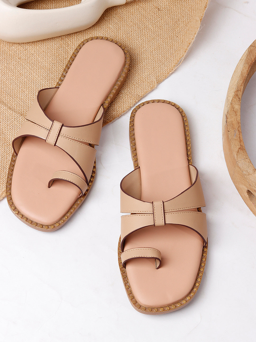 everyday Toe Ring Flat Sandals