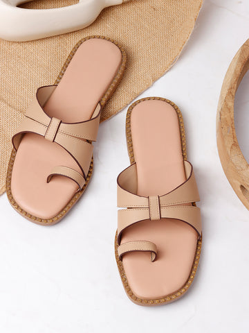 everyday Toe Ring Flat Sandals