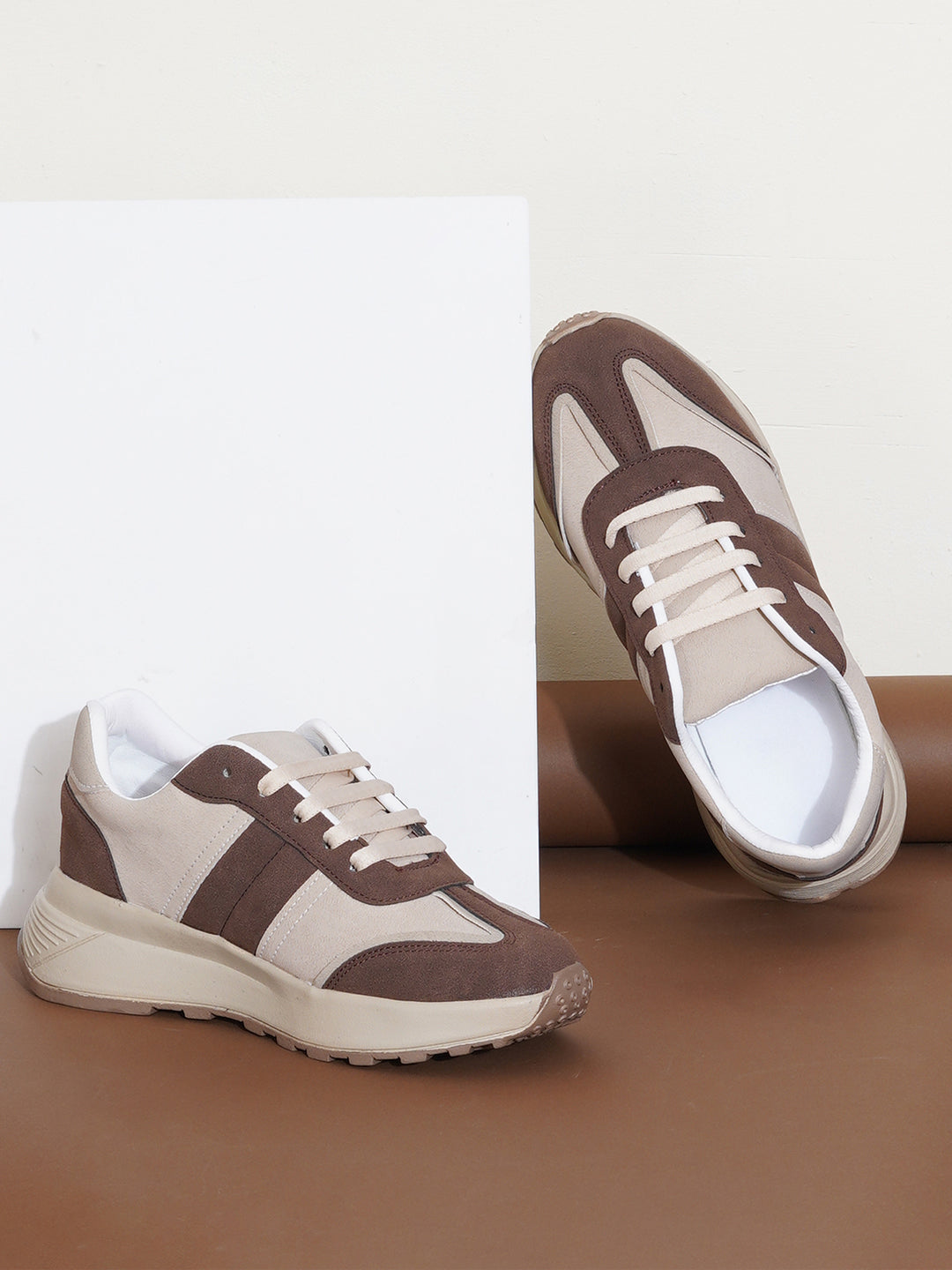 Trivexa Breathable Dual-Tone Chunky Sneakers