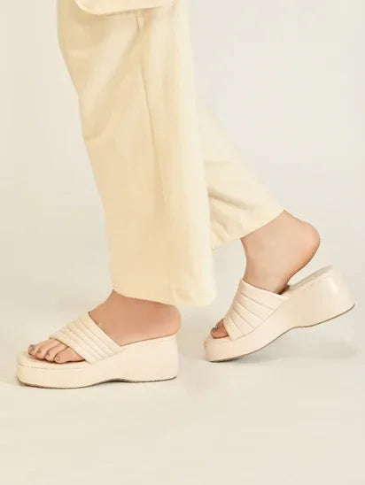 Comfort Curve Padded Wedge Slides