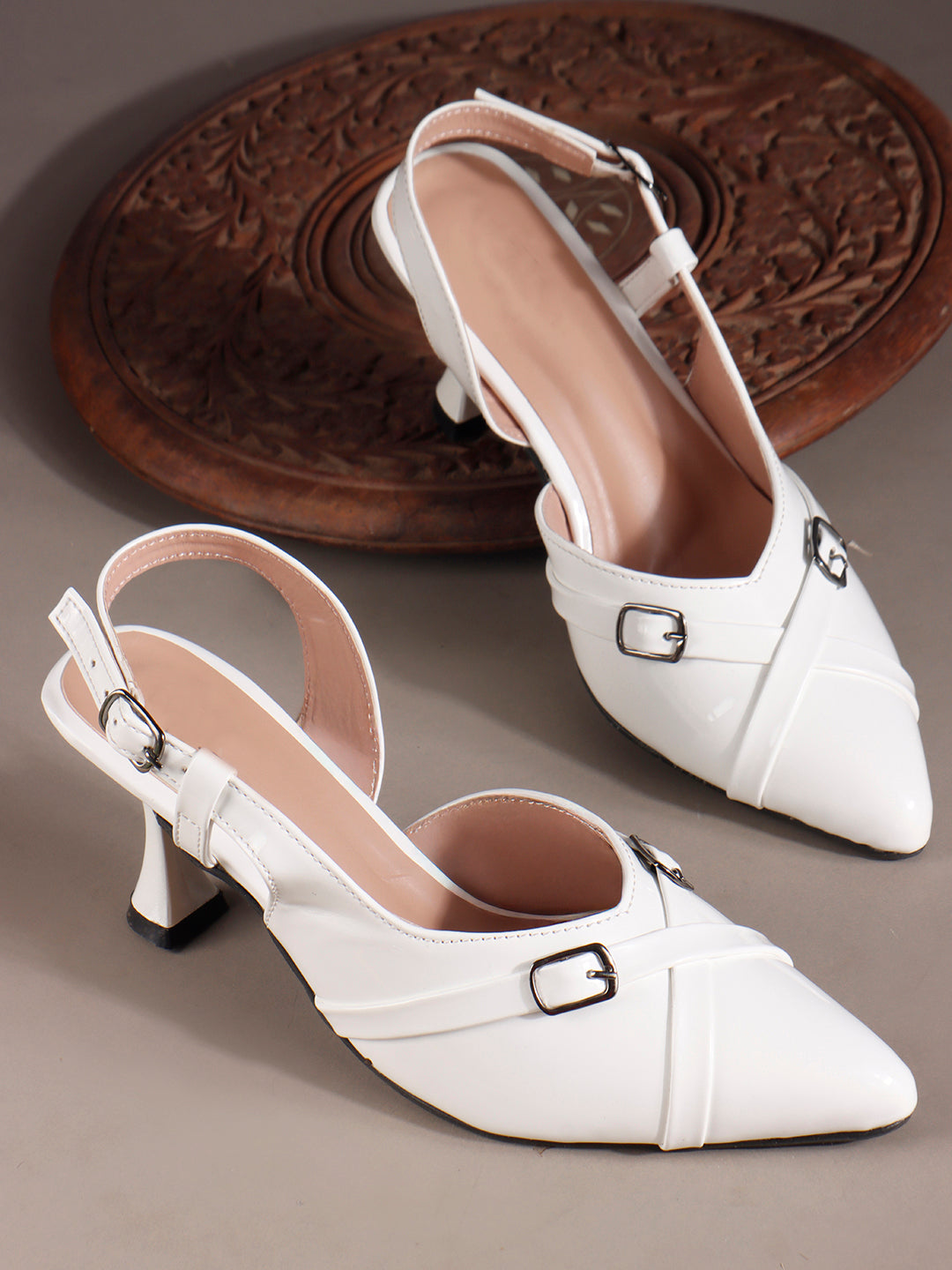 Classic Pointed Slingback Court Heels