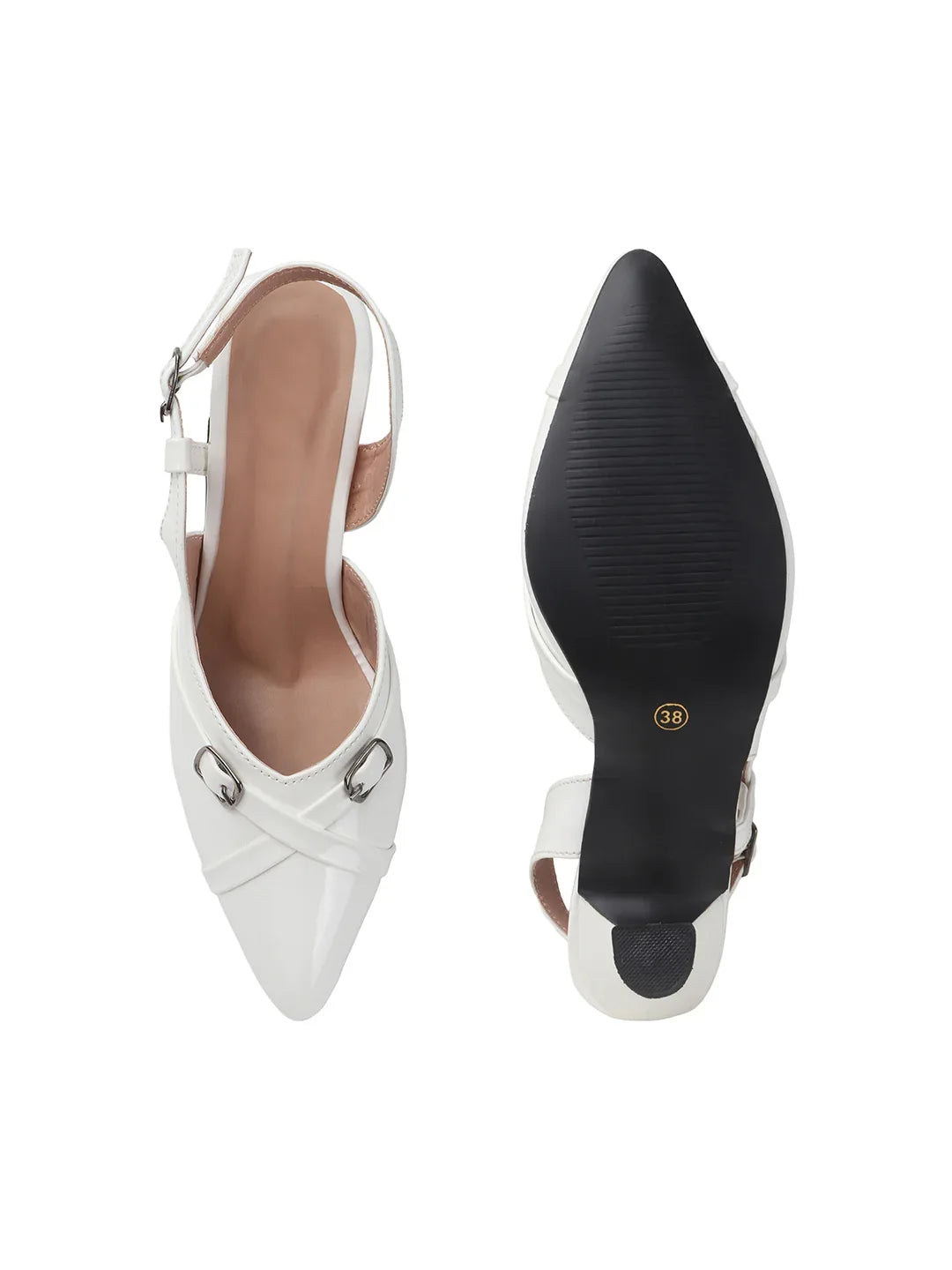 Classic Pointed Slingback Court Heels