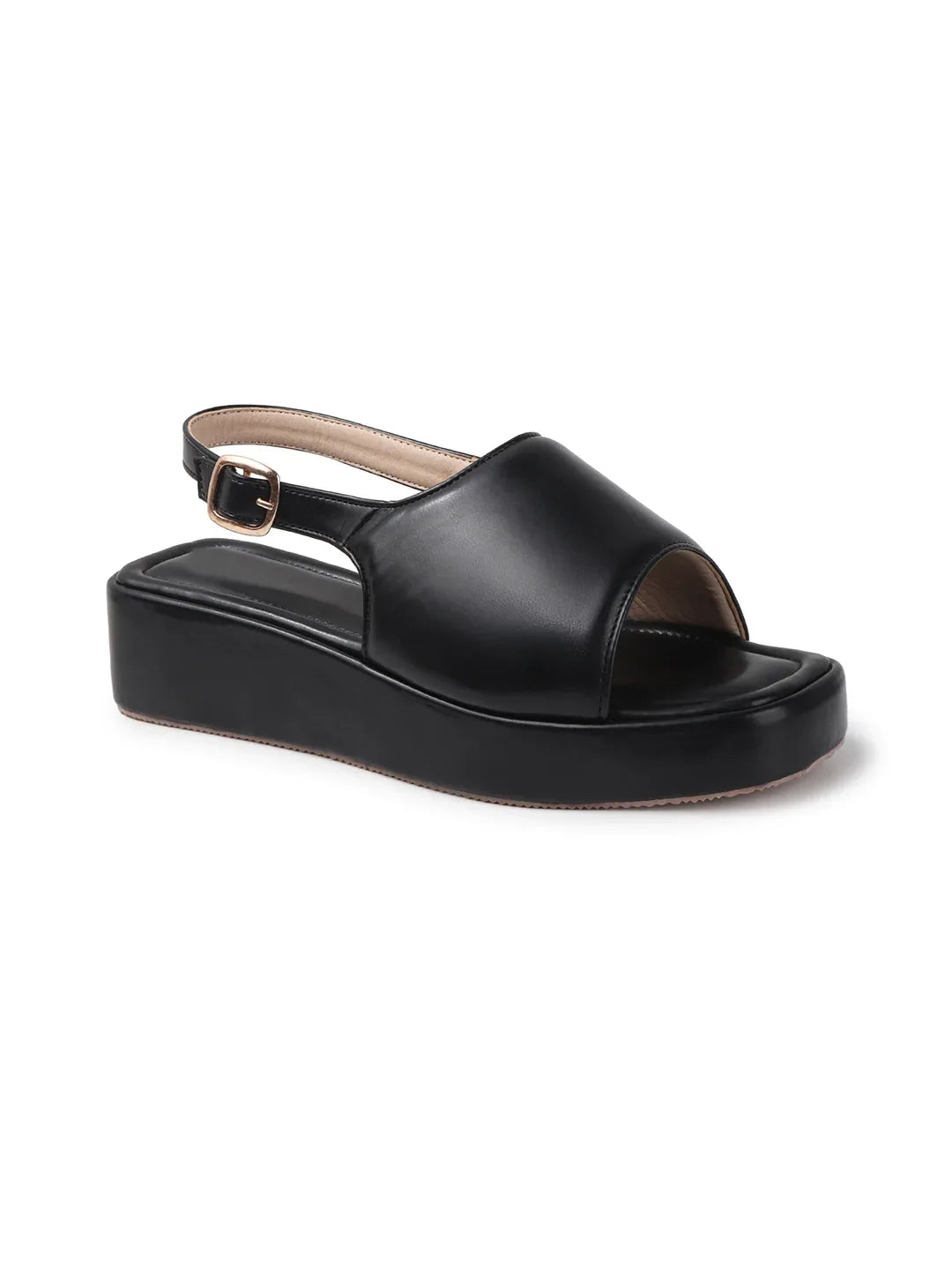 Classic Open-Toe Slingback Wedges