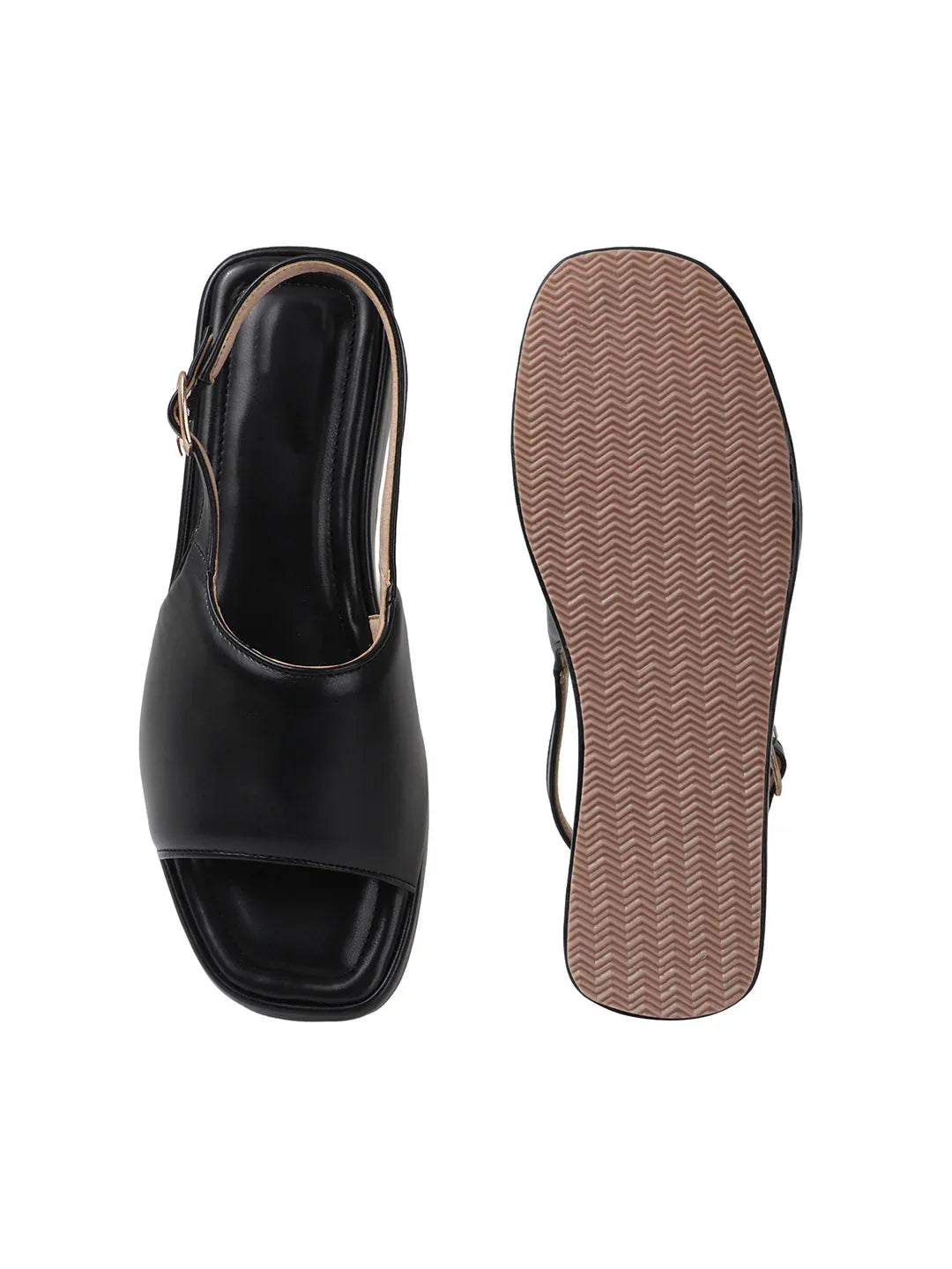 Classic Open-Toe Slingback Wedges