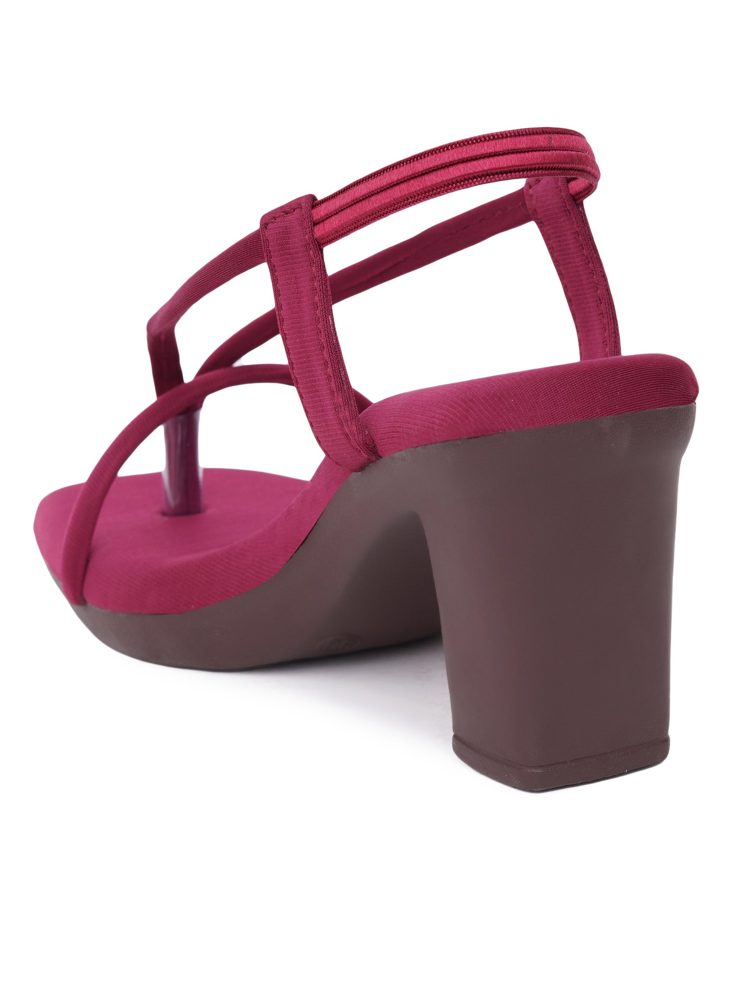 Minimalist Slingback Block Heel Sandals