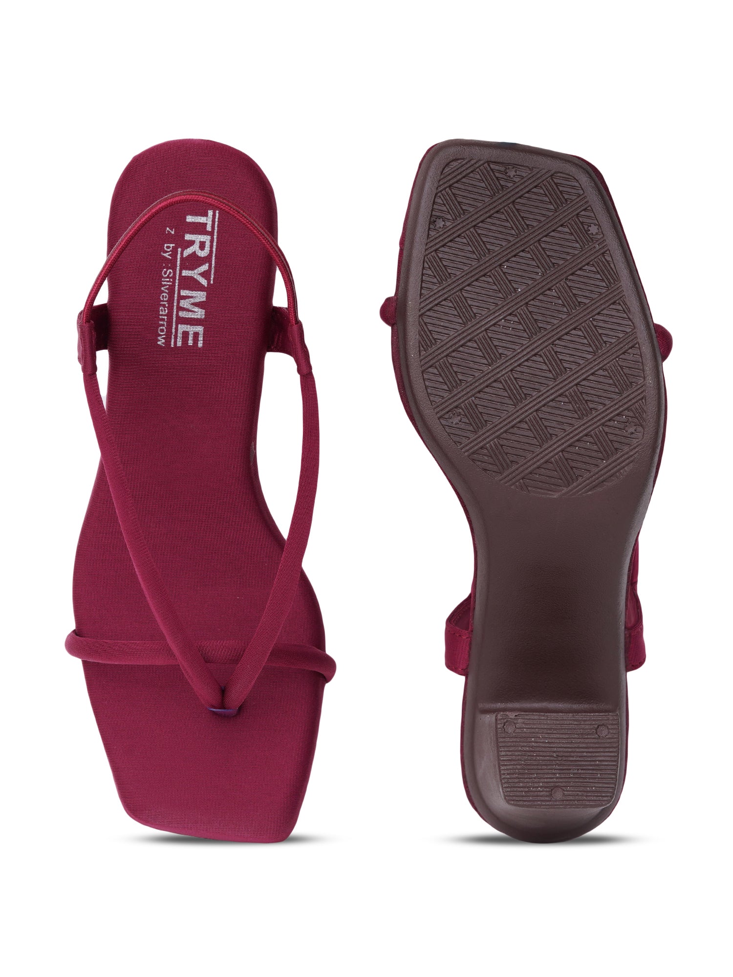 Minimalist Slingback Block Heel Sandals