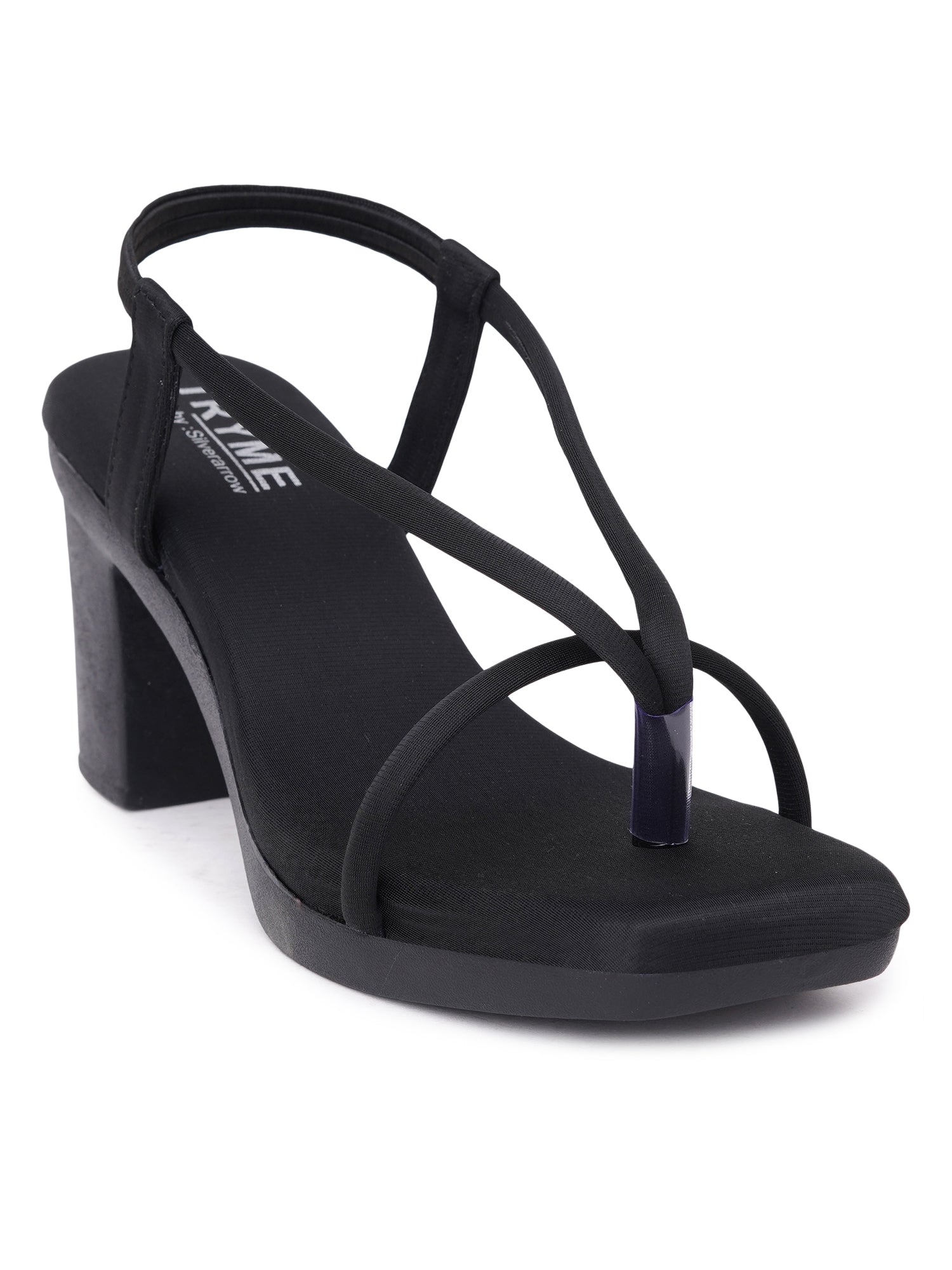 Minimalist Slingback Block Heel Sandals