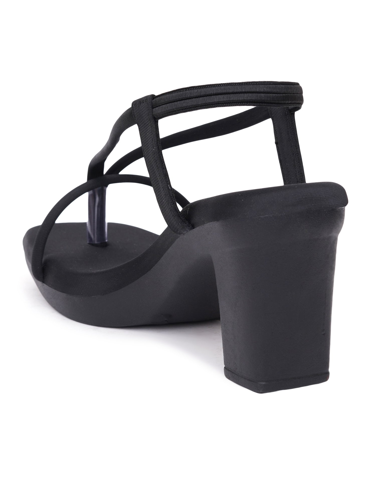 Minimalist Slingback Block Heel Sandals