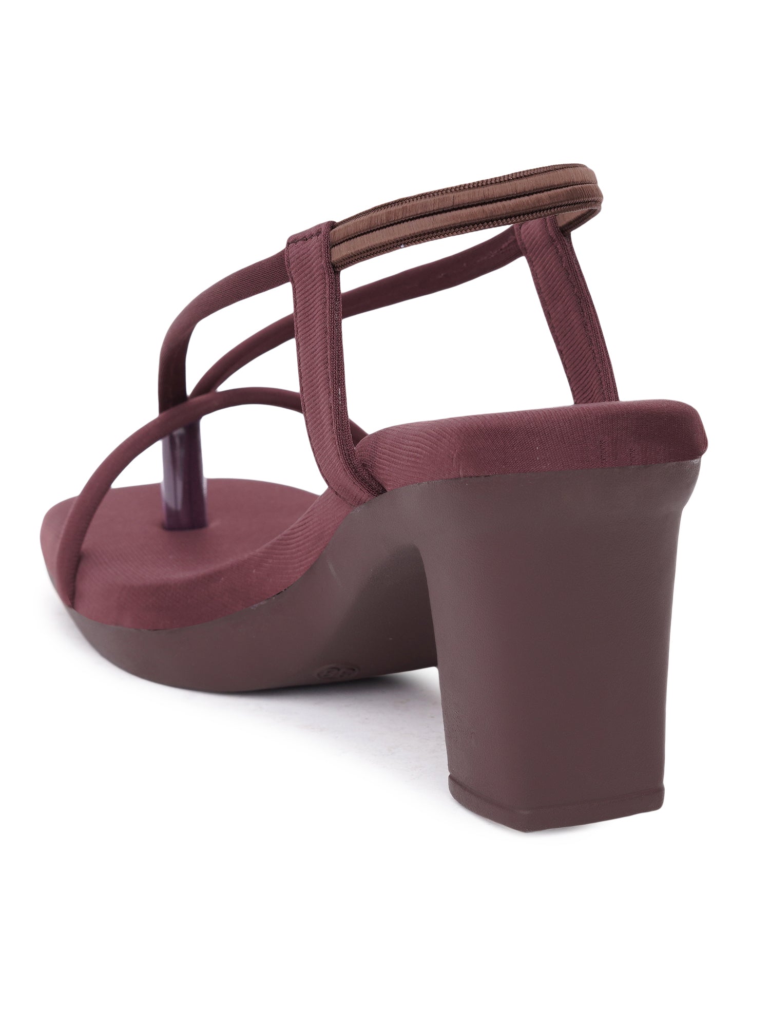 Minimalist Slingback Block Heel Sandals