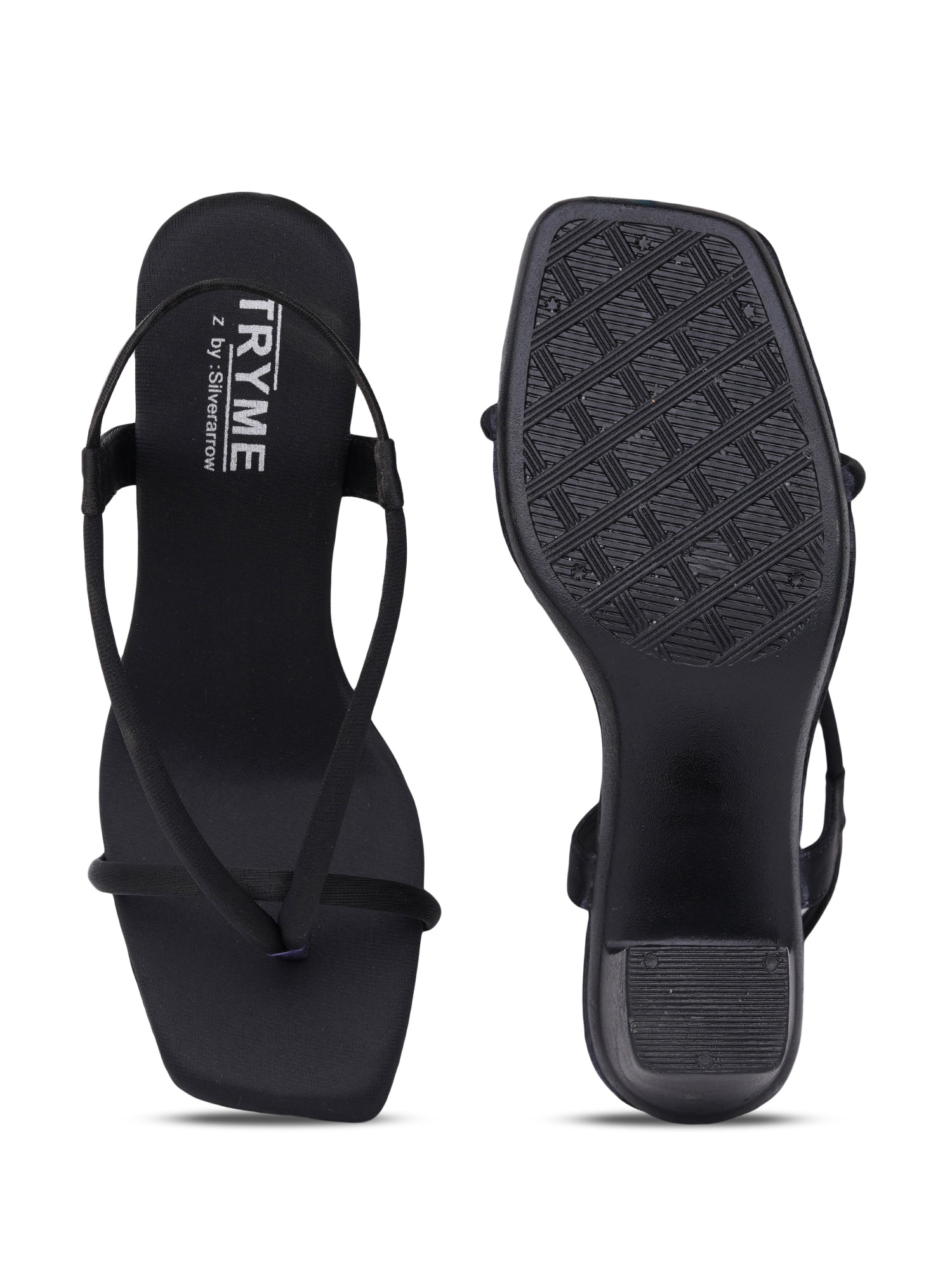 Minimalist Slingback Block Heel Sandals
