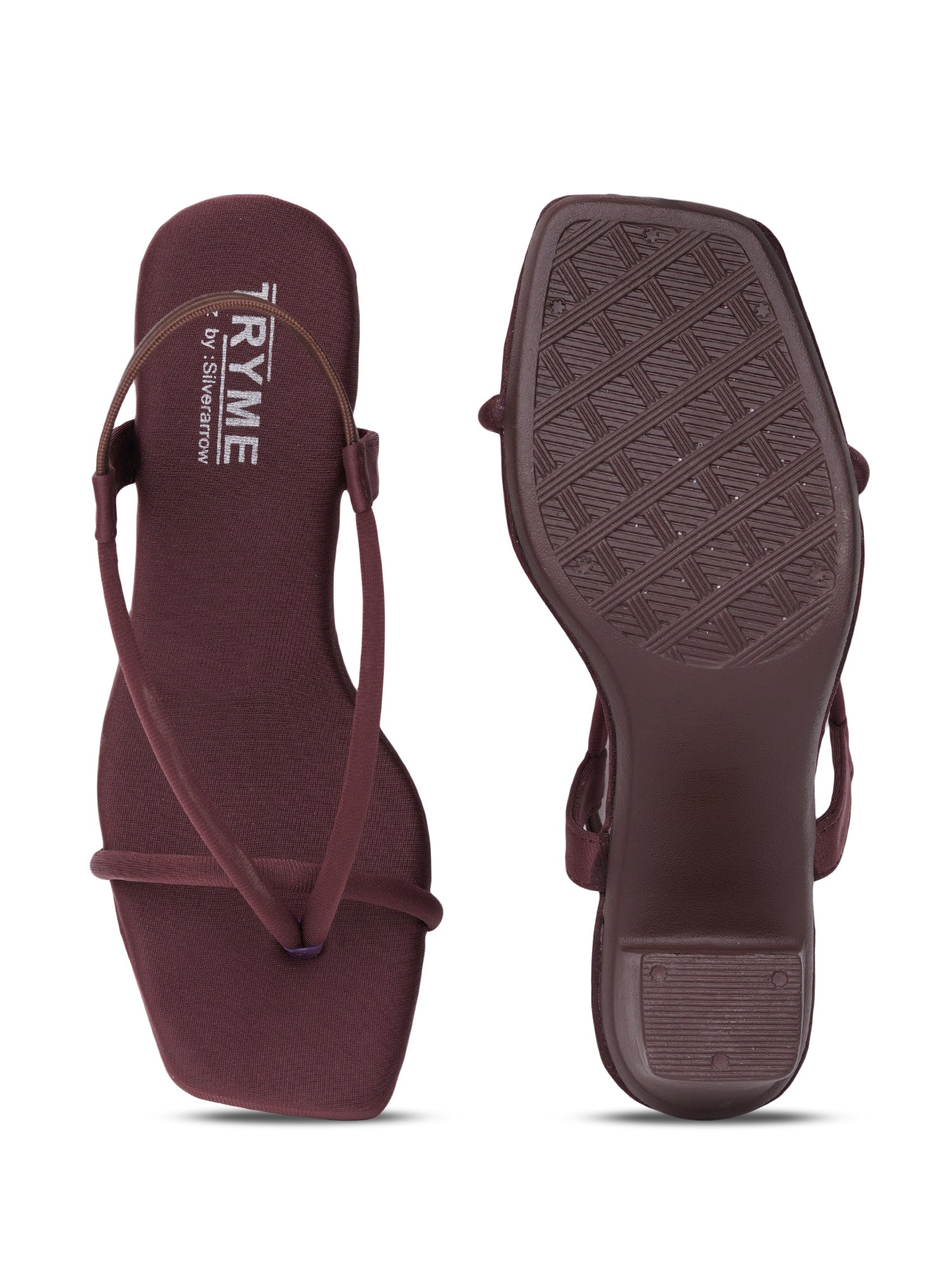 Minimalist Slingback Block Heel Sandals