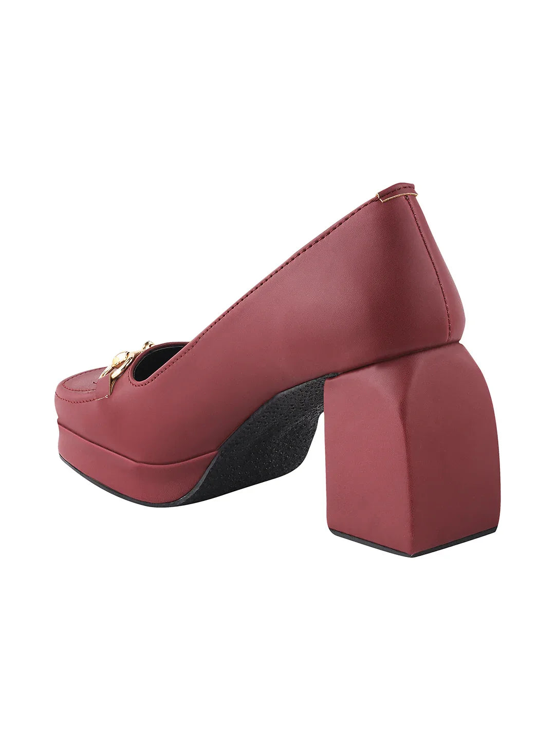 Classic Charm Block Heel Pumps