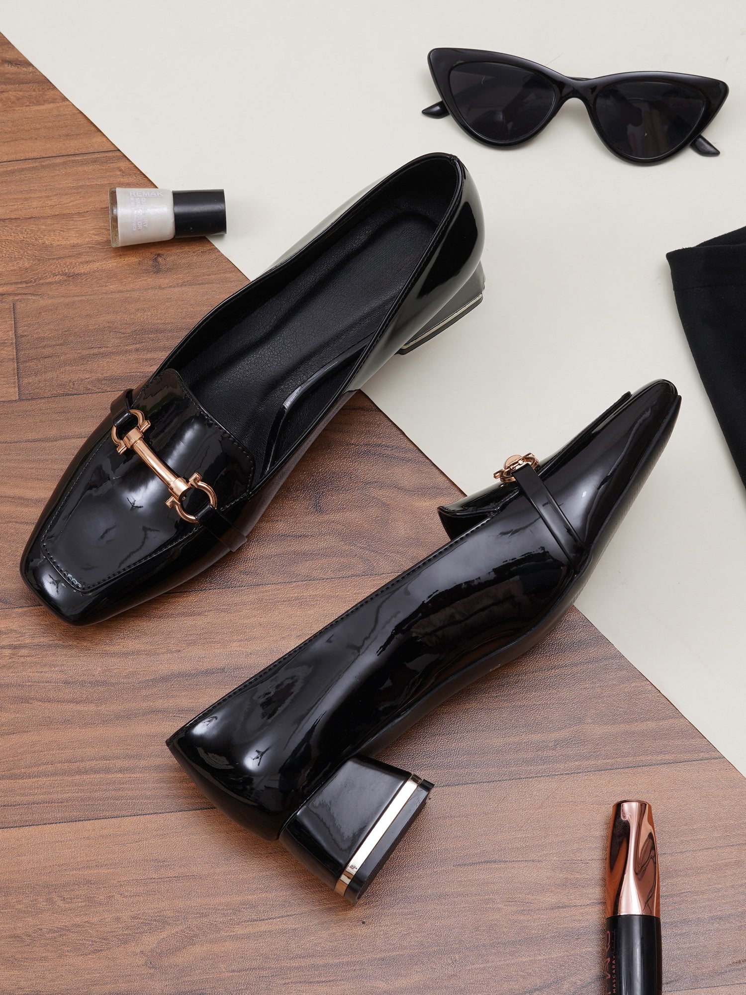 Modern Patent Comfort Pump Heels for Daily Wear