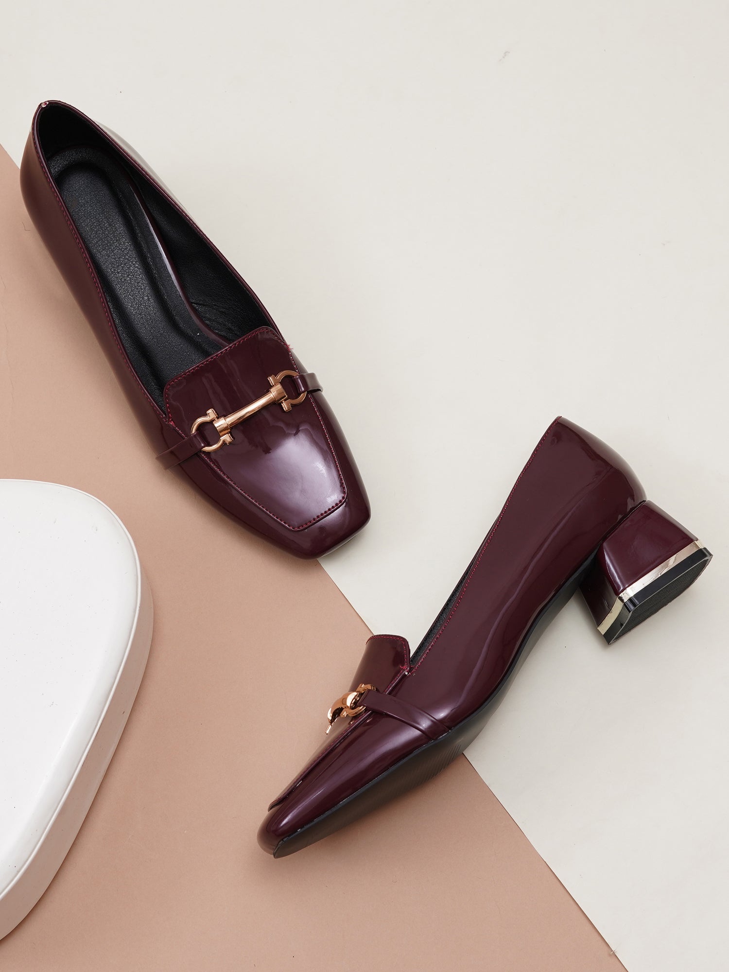 Modern Patent Comfort Pump Heels for Daily Wear