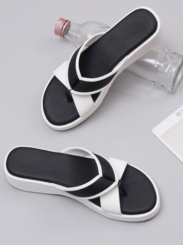 Comfort Toe-Ring Platform Sandals