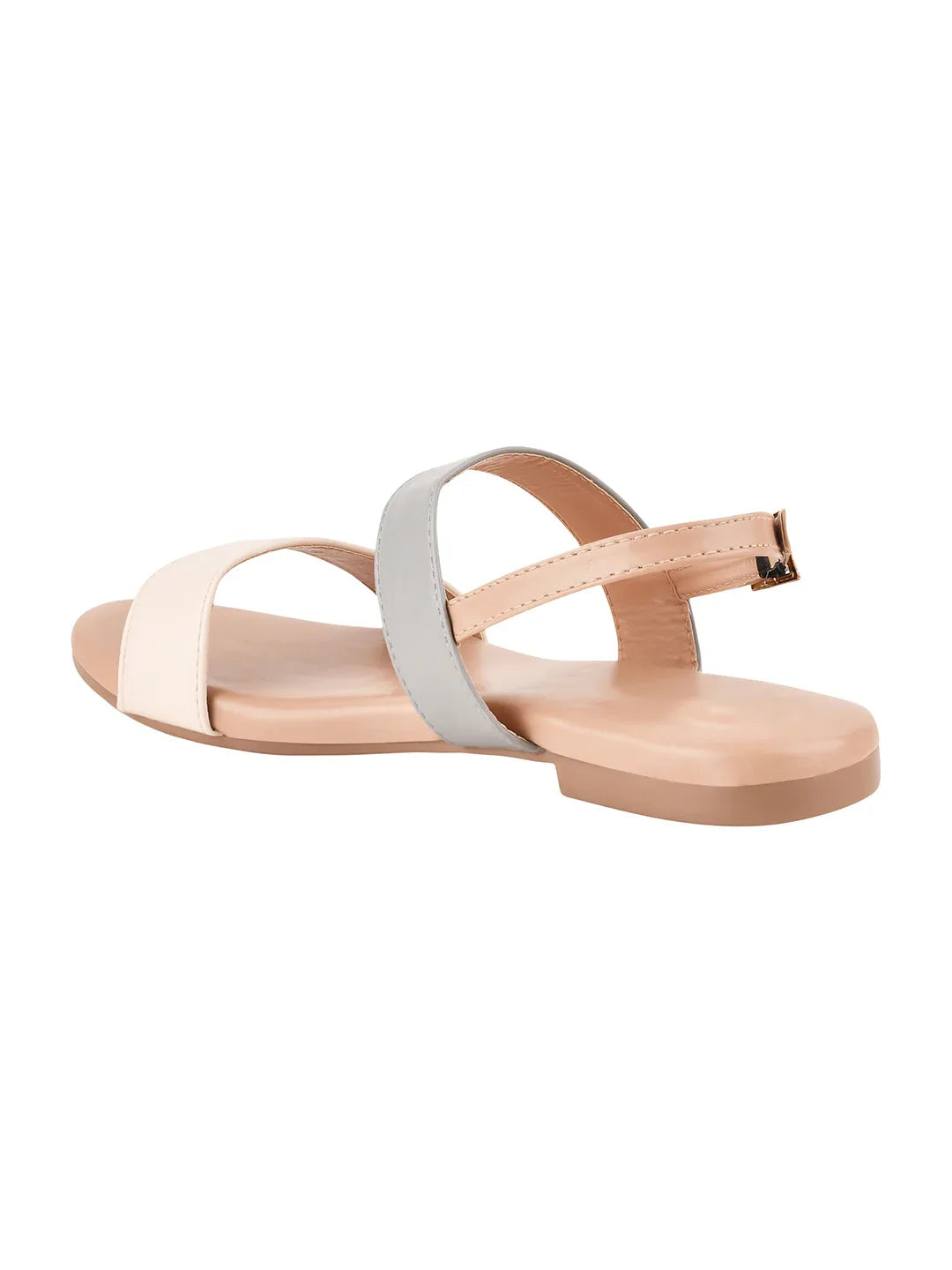 Clean Look Dual Strap Flat Sandals