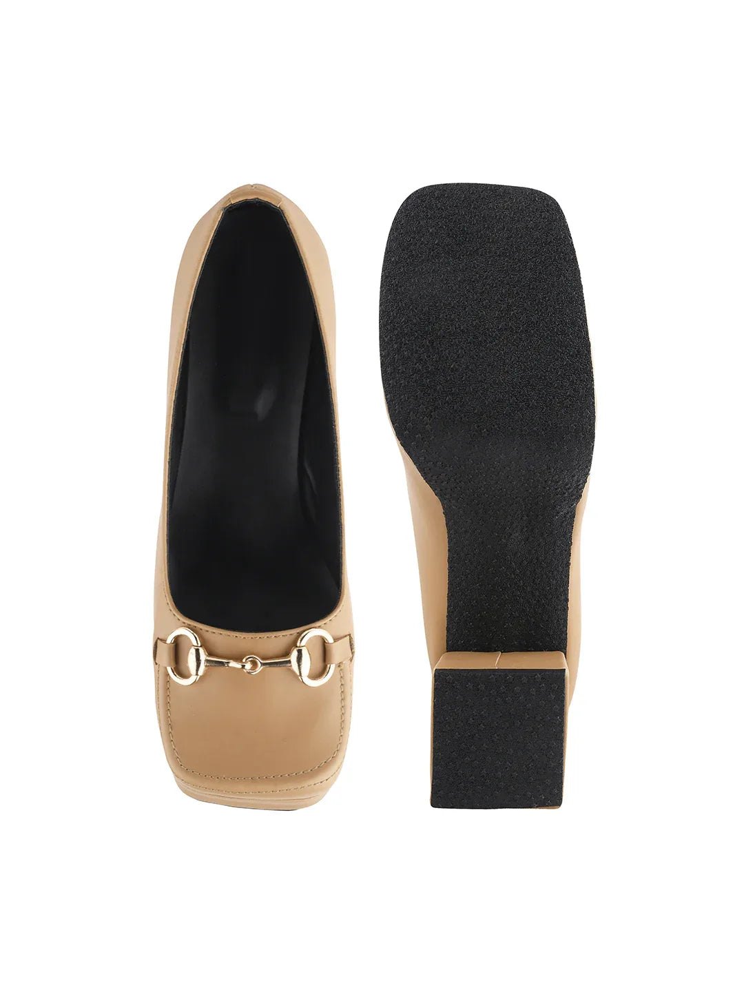 Classic Charm Block Heel Pumps