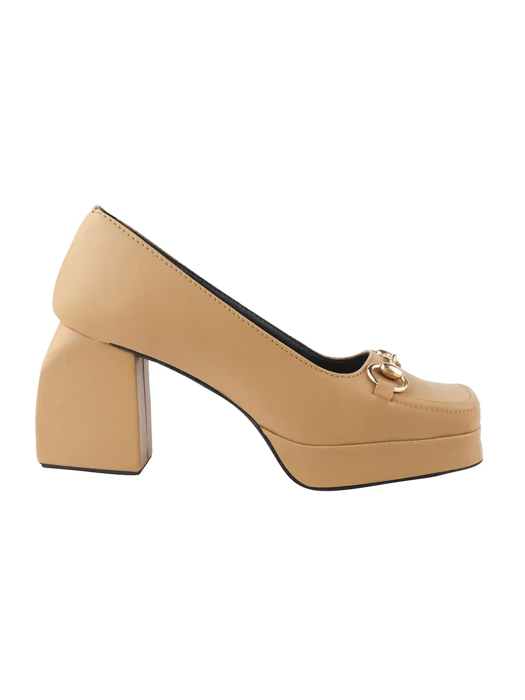 Classic Charm Block Heel Pumps