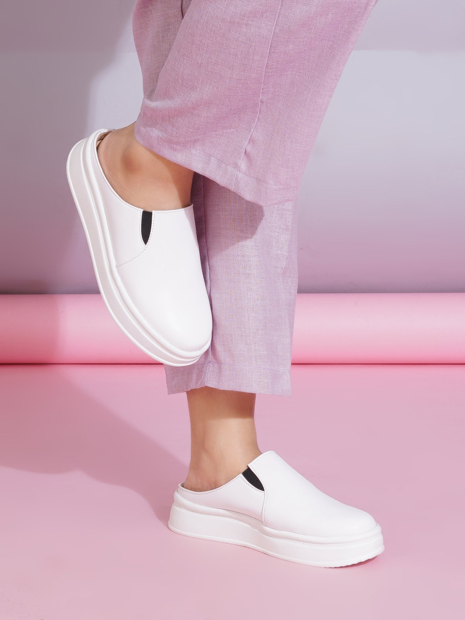 Easy Glow Slip-Ons Platform Slip-On Sneakers