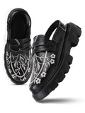 Floral Edge Chunky Loafers