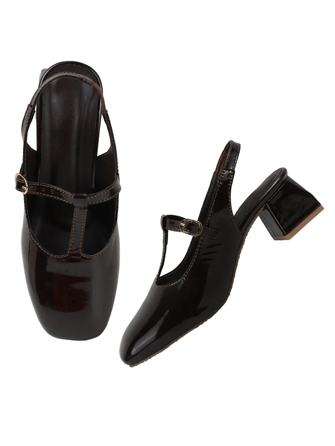 Elegant Pointed Toe Mary Jane Slingbacks