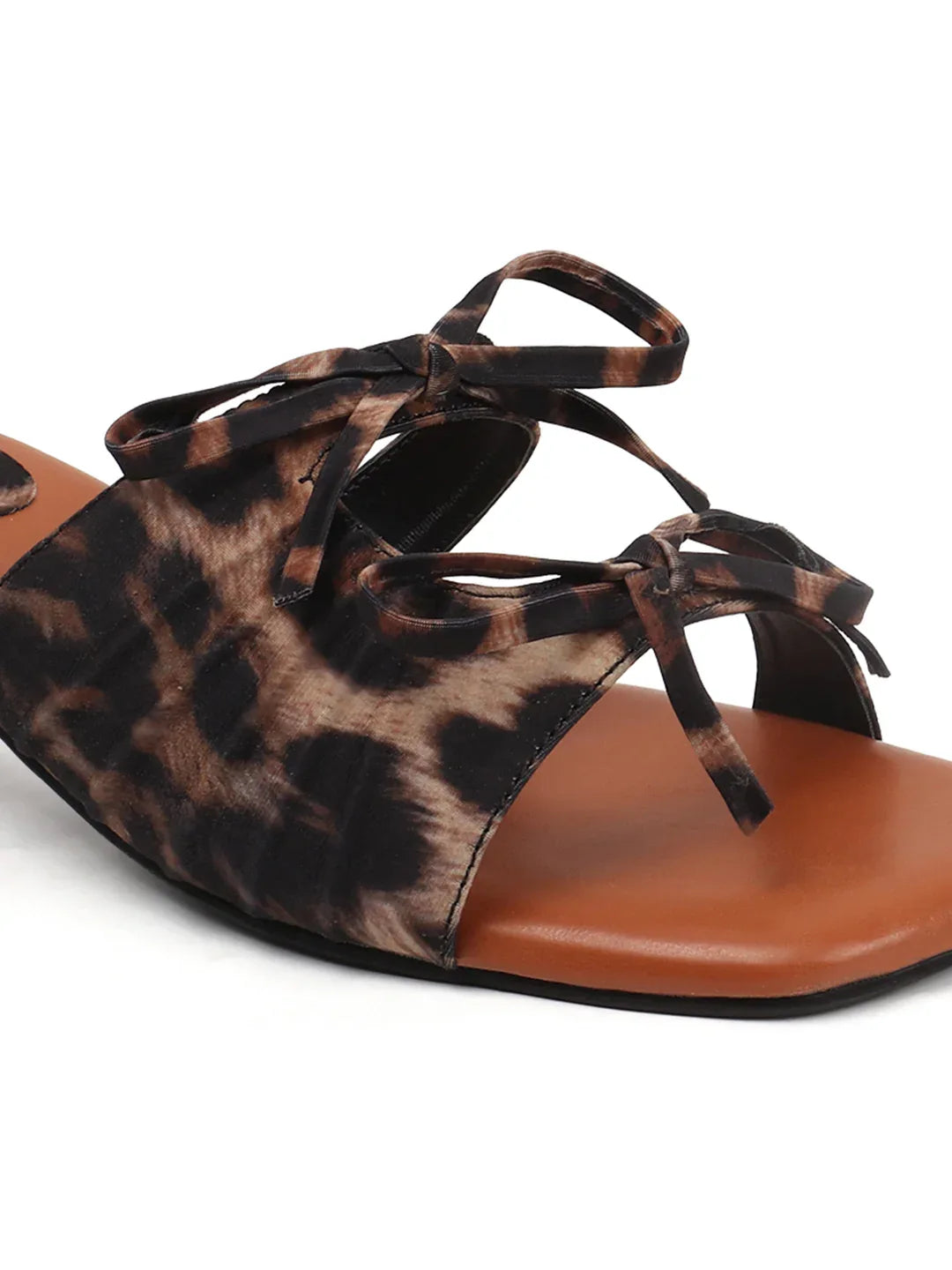 Minimal Tie-Up Strap Open-Toe Heels