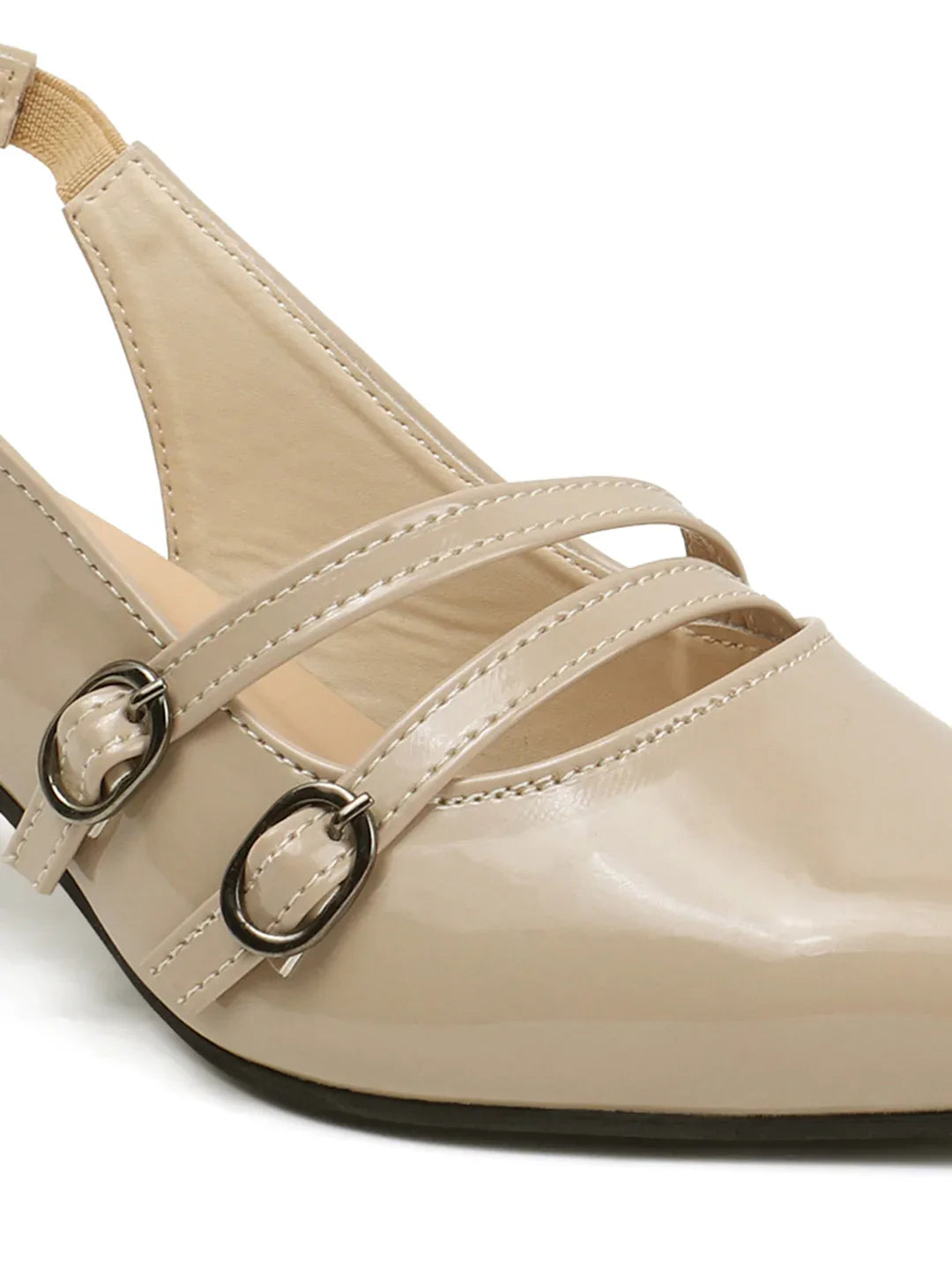 Classic Pointed Toe Strap Slingbacks