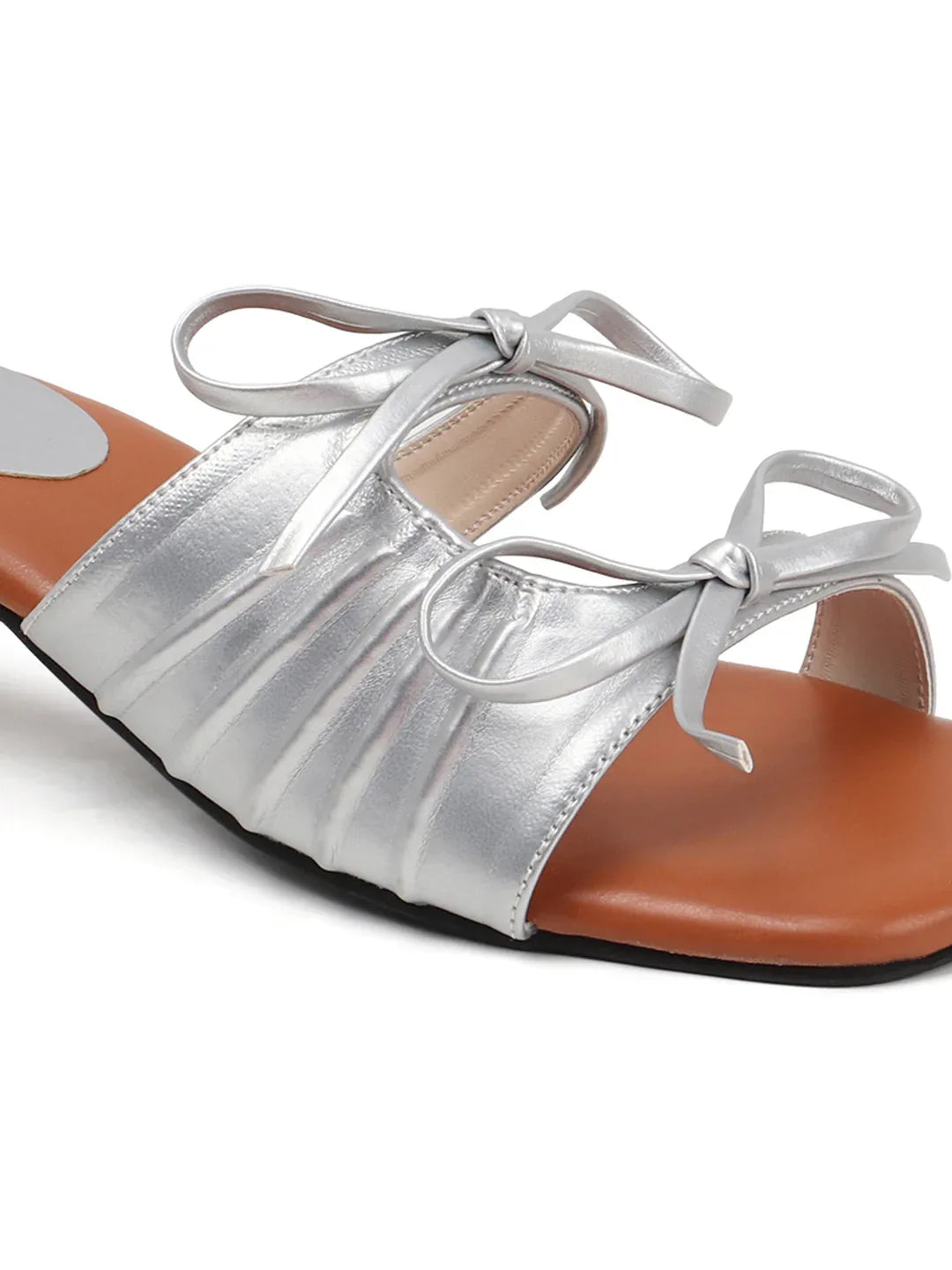 Minimal Tie-Up Strap Open-Toe Heels