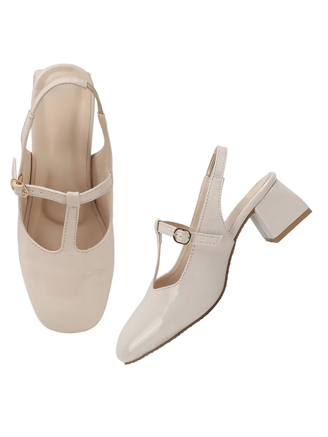 Elegant Pointed Toe Mary Jane Slingbacks