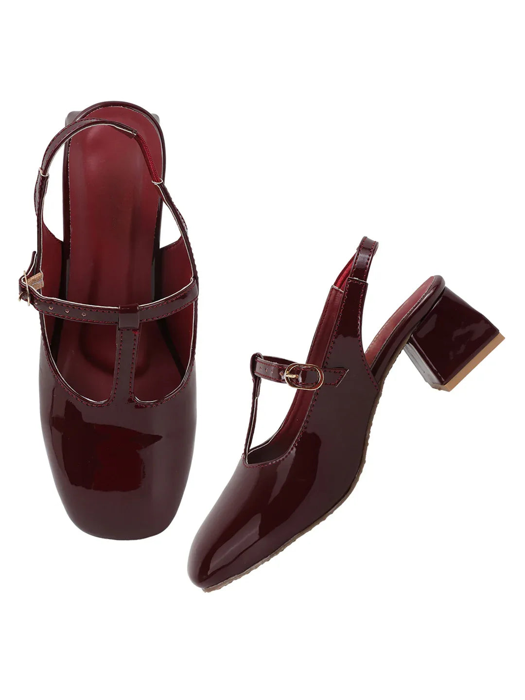 Elegant Pointed Toe Mary Jane Slingbacks